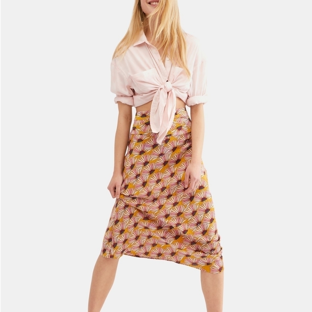 Free People Normani skirt in Honey Comb